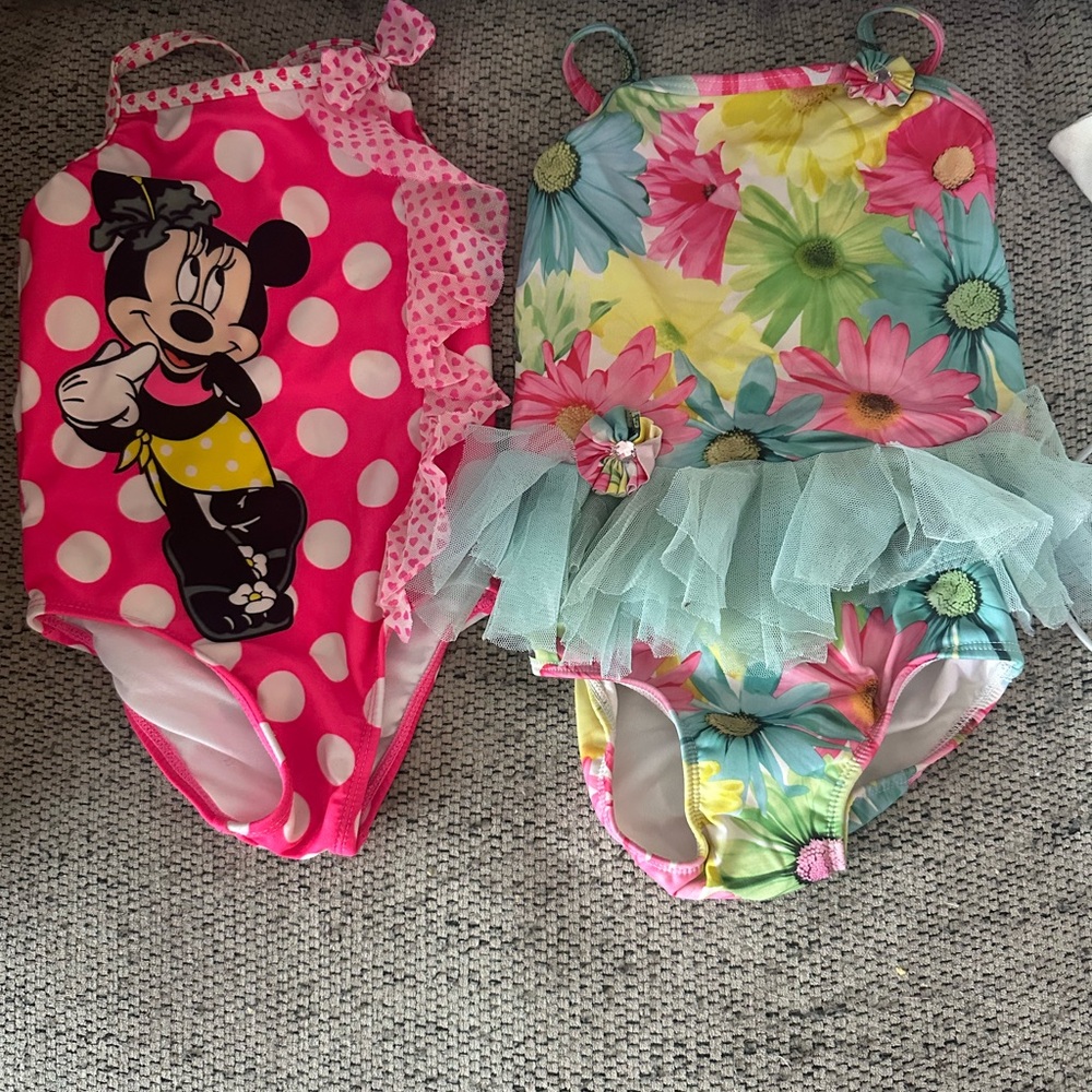 Disney Baby Pink Heart Pattern Outfit